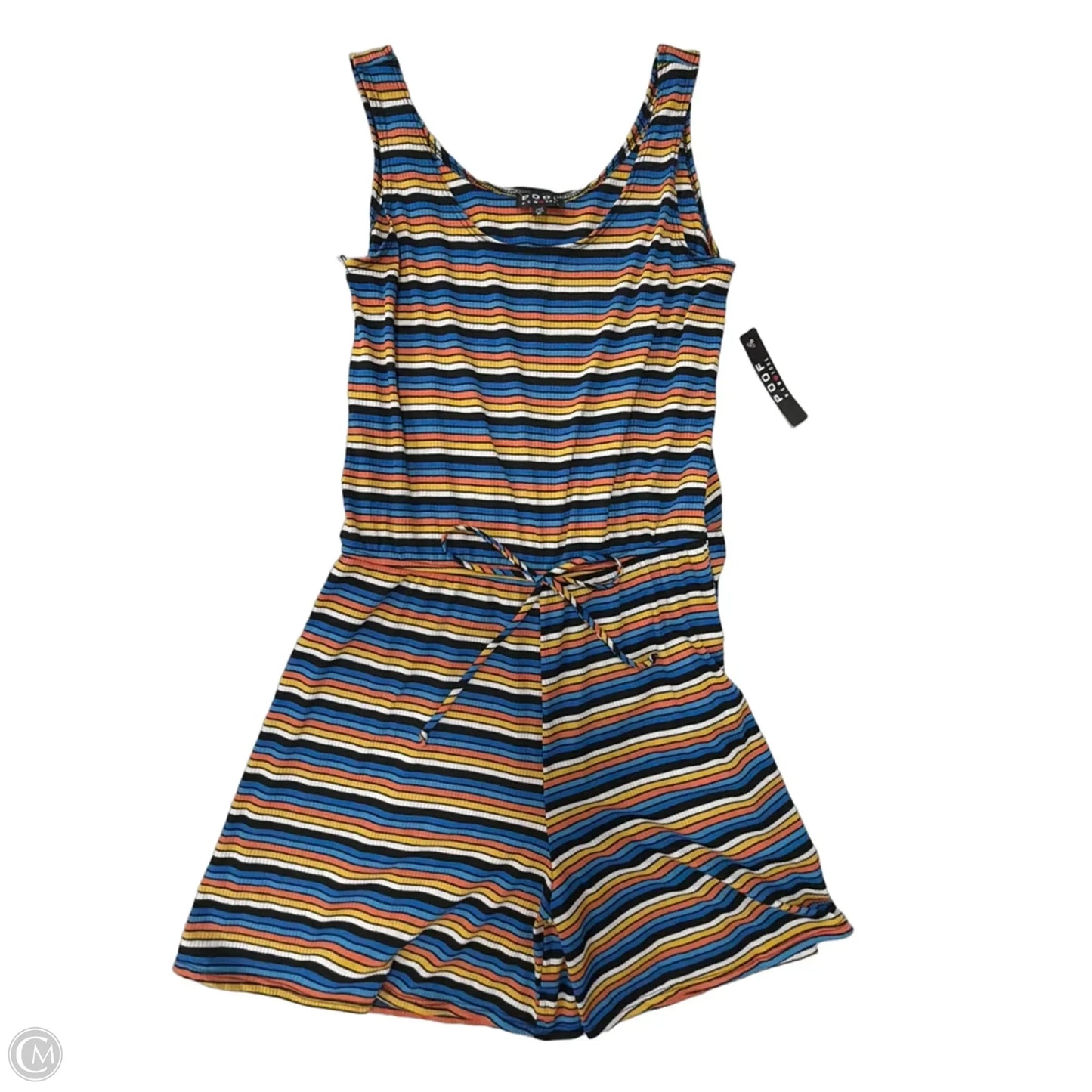 Romper By Poof In Striped Pattern, Size: Xl