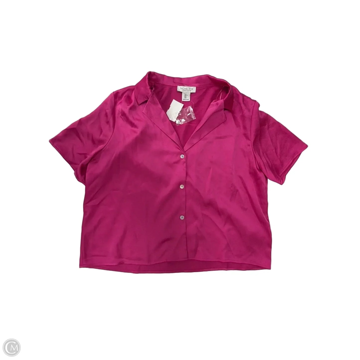 Top Short Sleeve By Rachel Zoe In Pink, Size: L