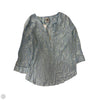 Top 3/4 Sleeve By Anne Klein In Striped Pattern, Size: M