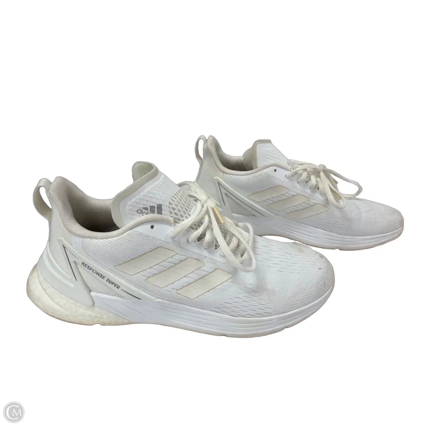 Shoes Athletic By Adidas In White, Size: 9.5