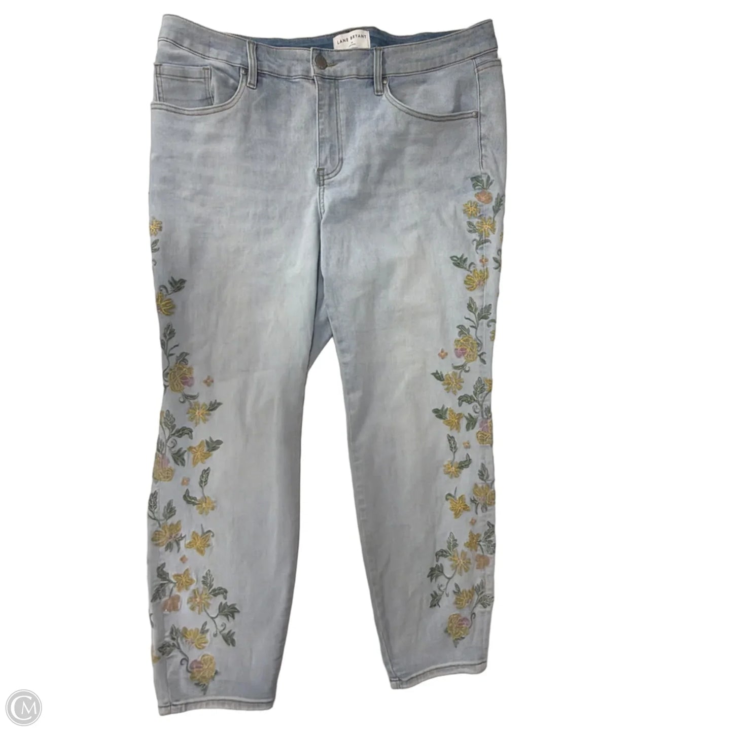 Jeans Skinny By Lane Bryant In Blue Denim, Size: 18
