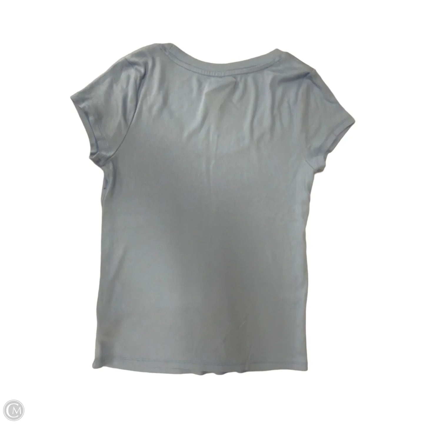 Top Short Sleeve Basic By A New Day In Blue, Size: L