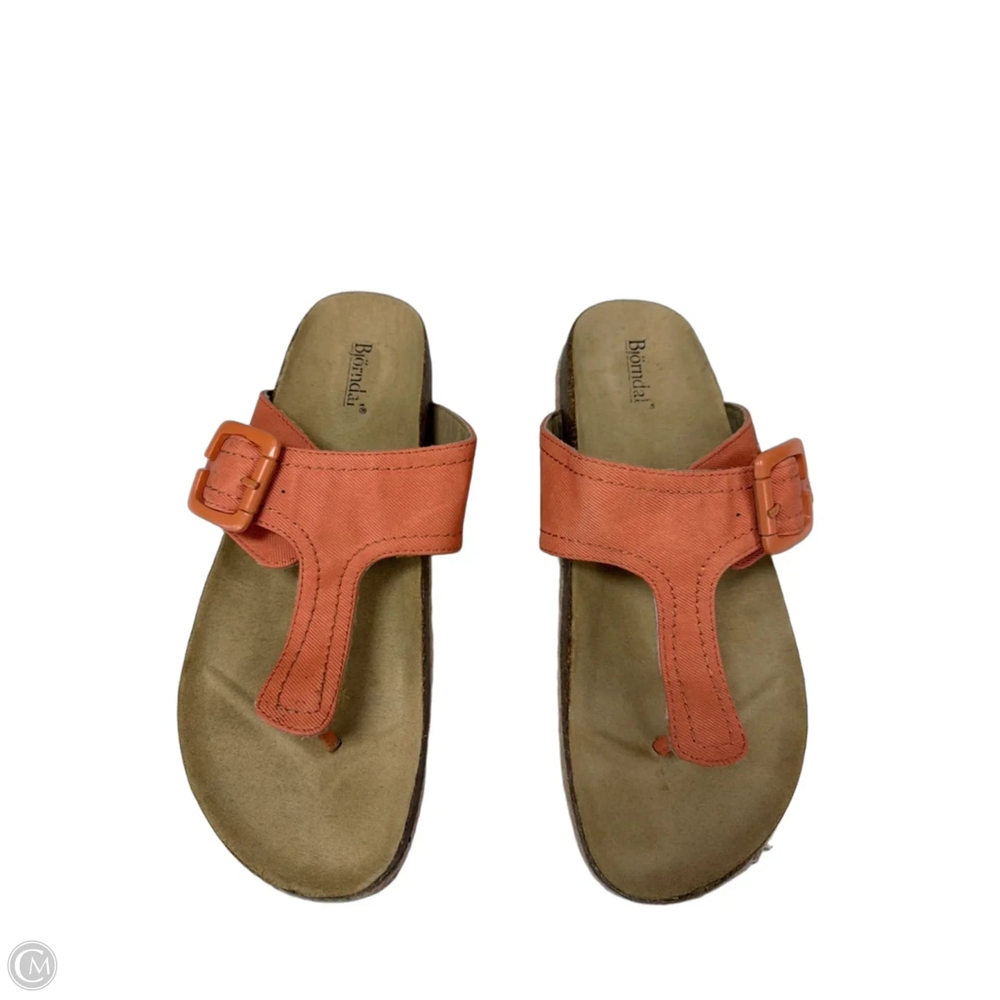 Sandals Flats By Bjorndal In Peach, Size: 9
