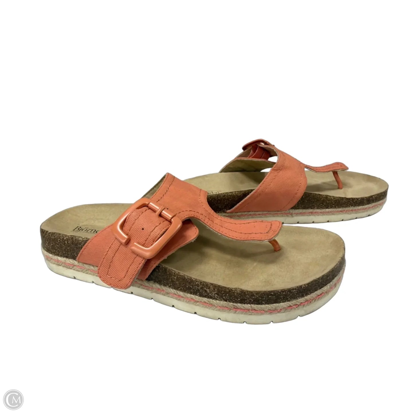 Sandals Flats By Bjorndal In Peach, Size: 9