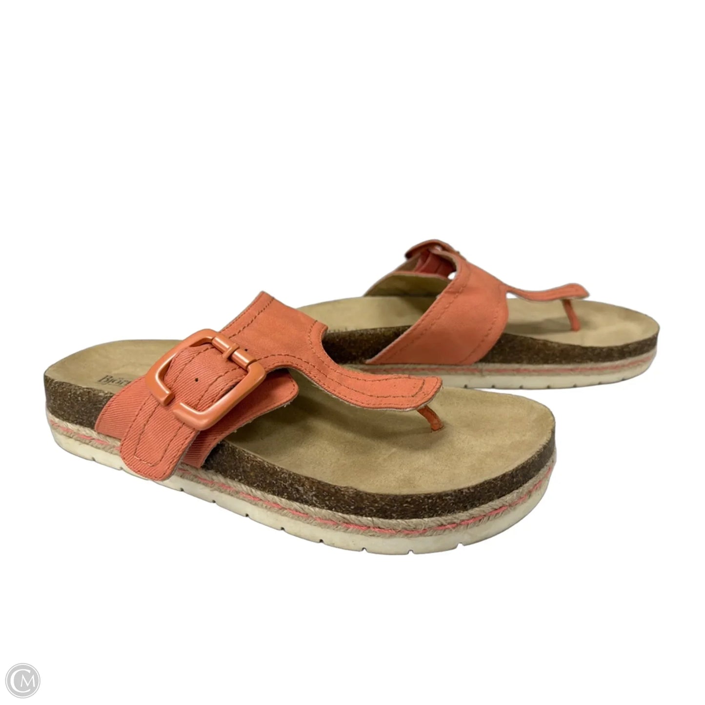 Sandals Flats By Bjorndal In Peach, Size: 9