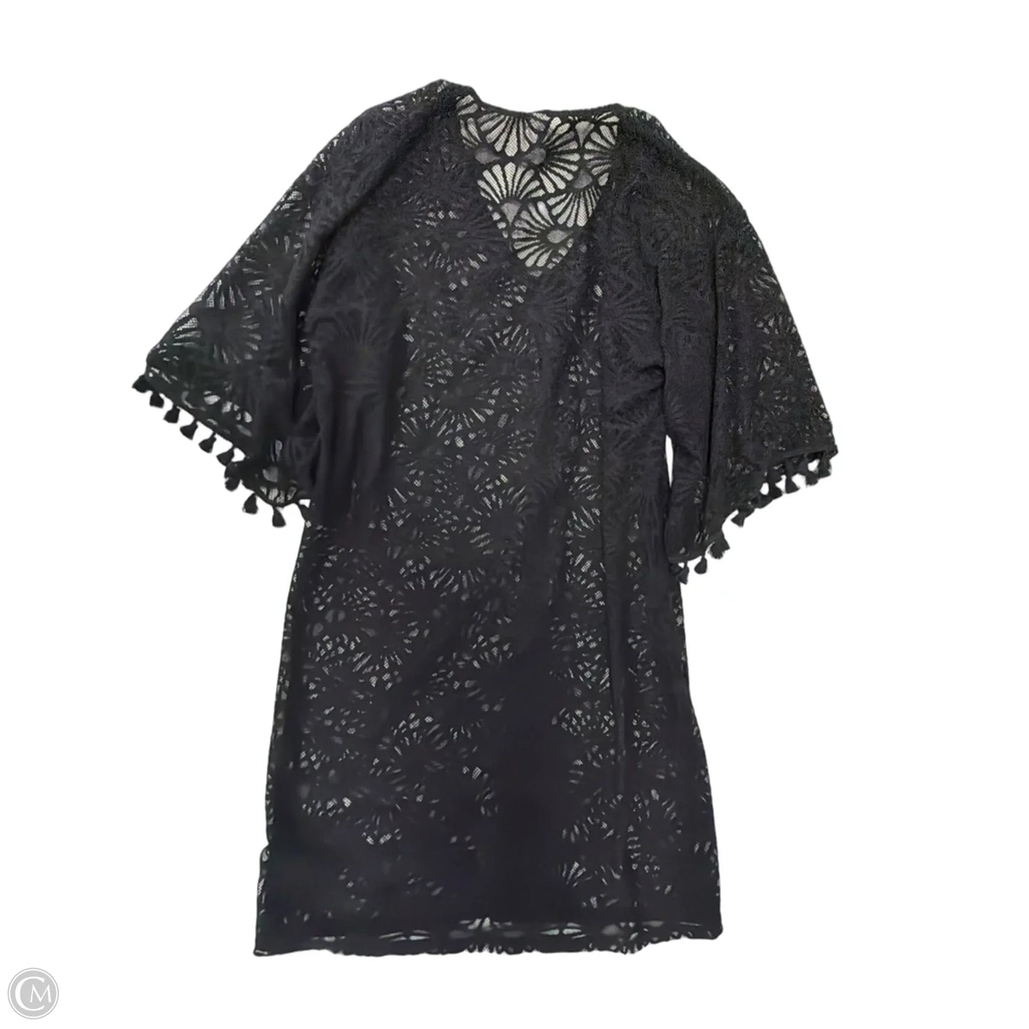 Swimwear Cover-up By Clothes Mentor In Black, Size: S
