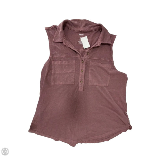 Top Sleeveless By Sonoma In Purple, Size: Xl