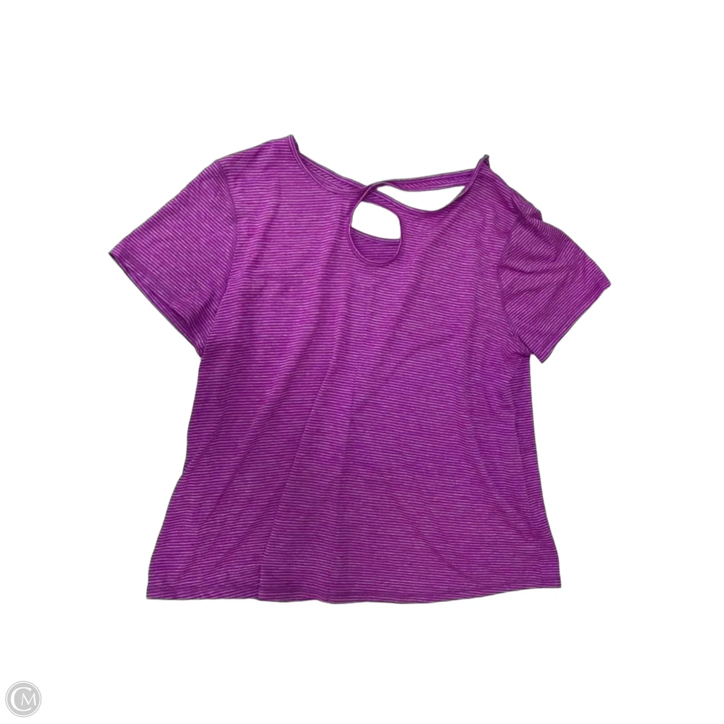 Athletic Top Short Sleeve By Danskin Now In Purple, Size: 2x