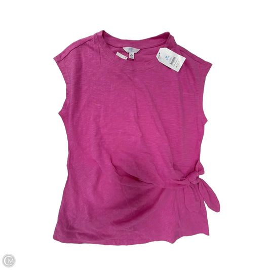 Top Sleeveless By Time And Tru In Pink, Size: M