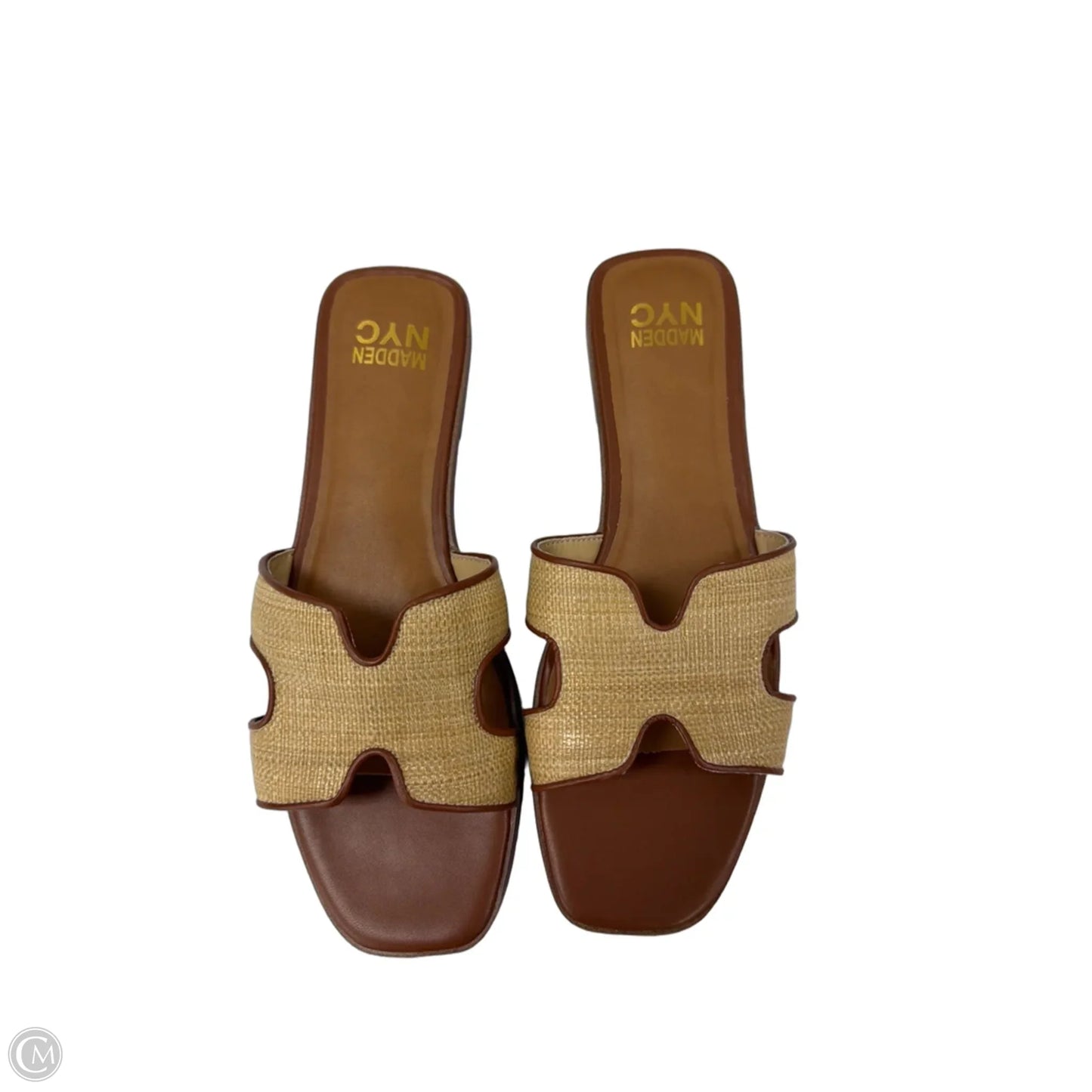 Sandals Flats By Madden Nyc In Brown & Tan, Size: 11