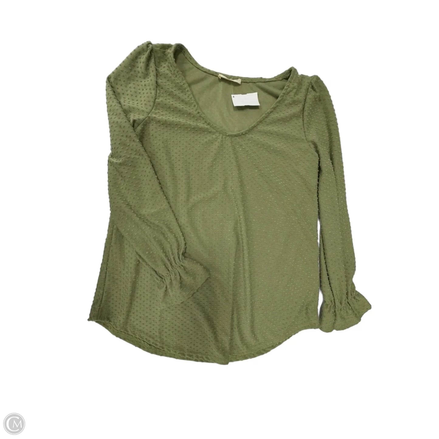 Top Long Sleeve By Clothes Mentor In Green, Size: S