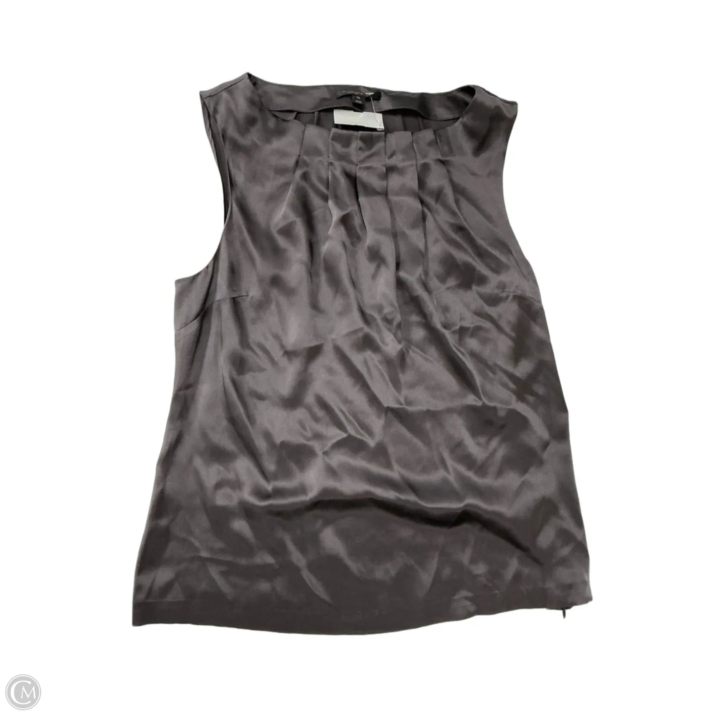 Top Sleeveless By Classiques Entier In Silver, Size: Xl