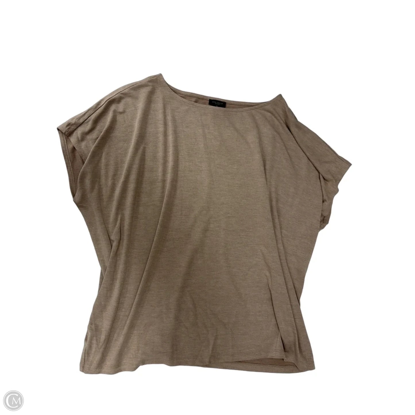 Top Short Sleeve By Ann Taylor In Brown, Size: Xl
