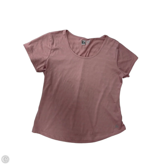 Athletic Top Short Sleeve By Rbx In Pink, Size: Xl