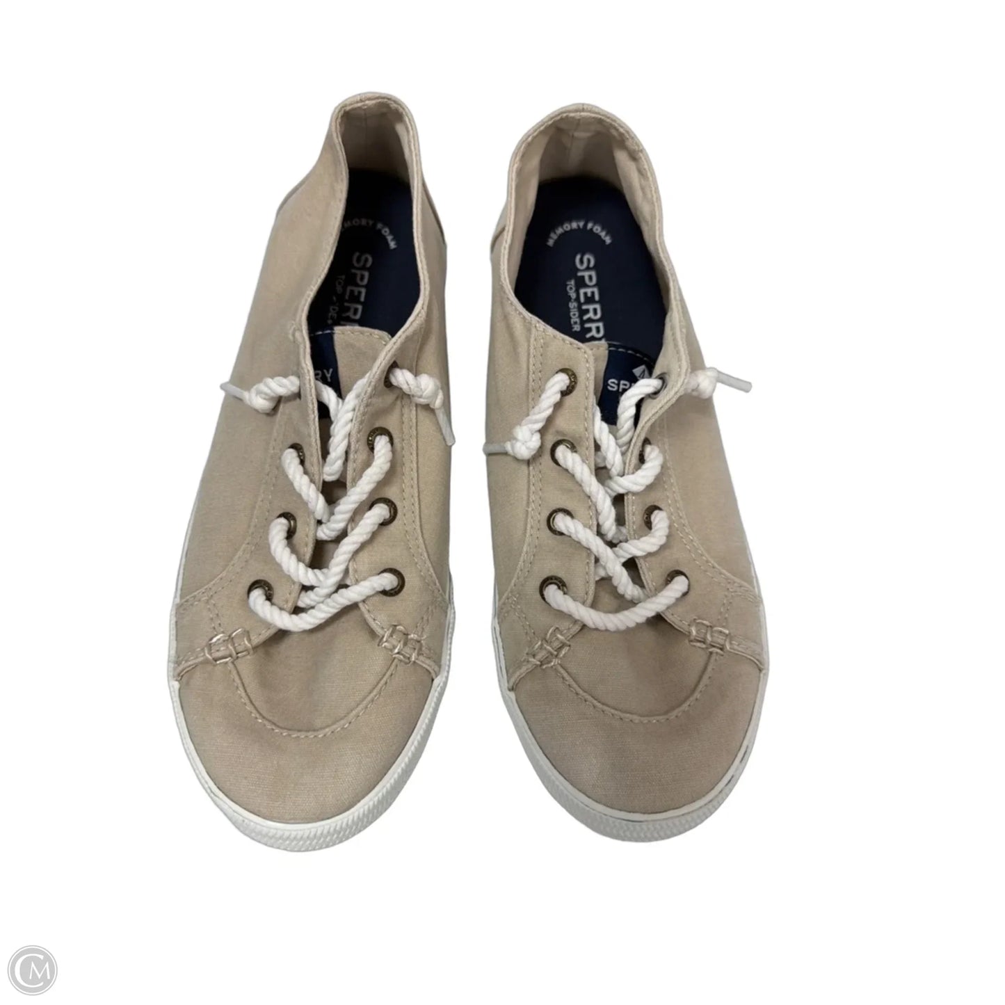 Shoes Sneakers By Sperry In Tan, Size: 8.5