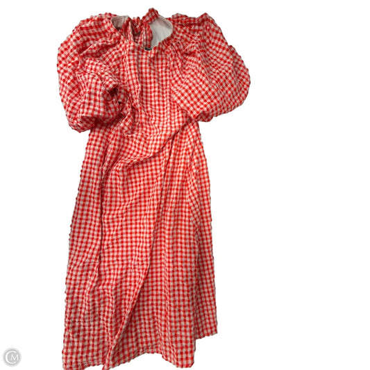 Dress Casual Maxi By Asos In Checkered Pattern, Size: 2x