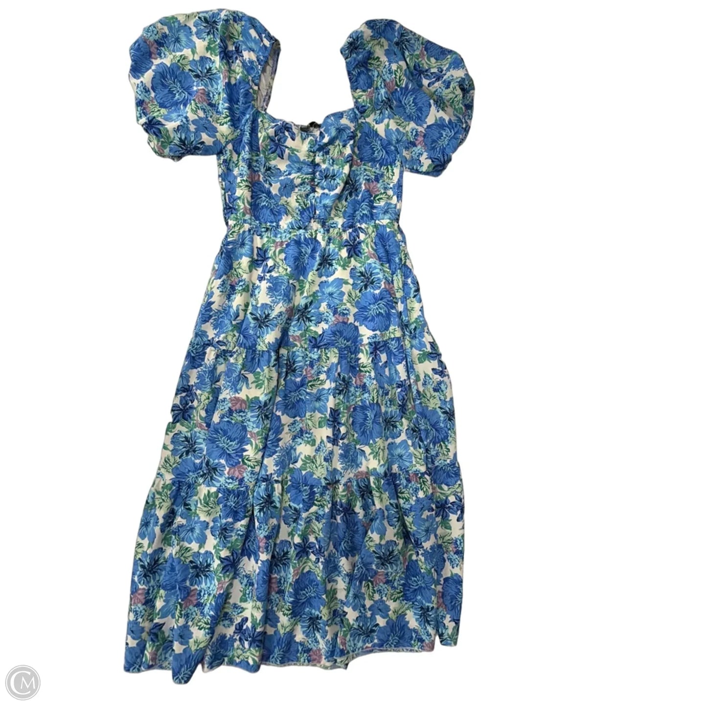 Dress Casual Midi By Btfbm In Tropical Print, Size: M
