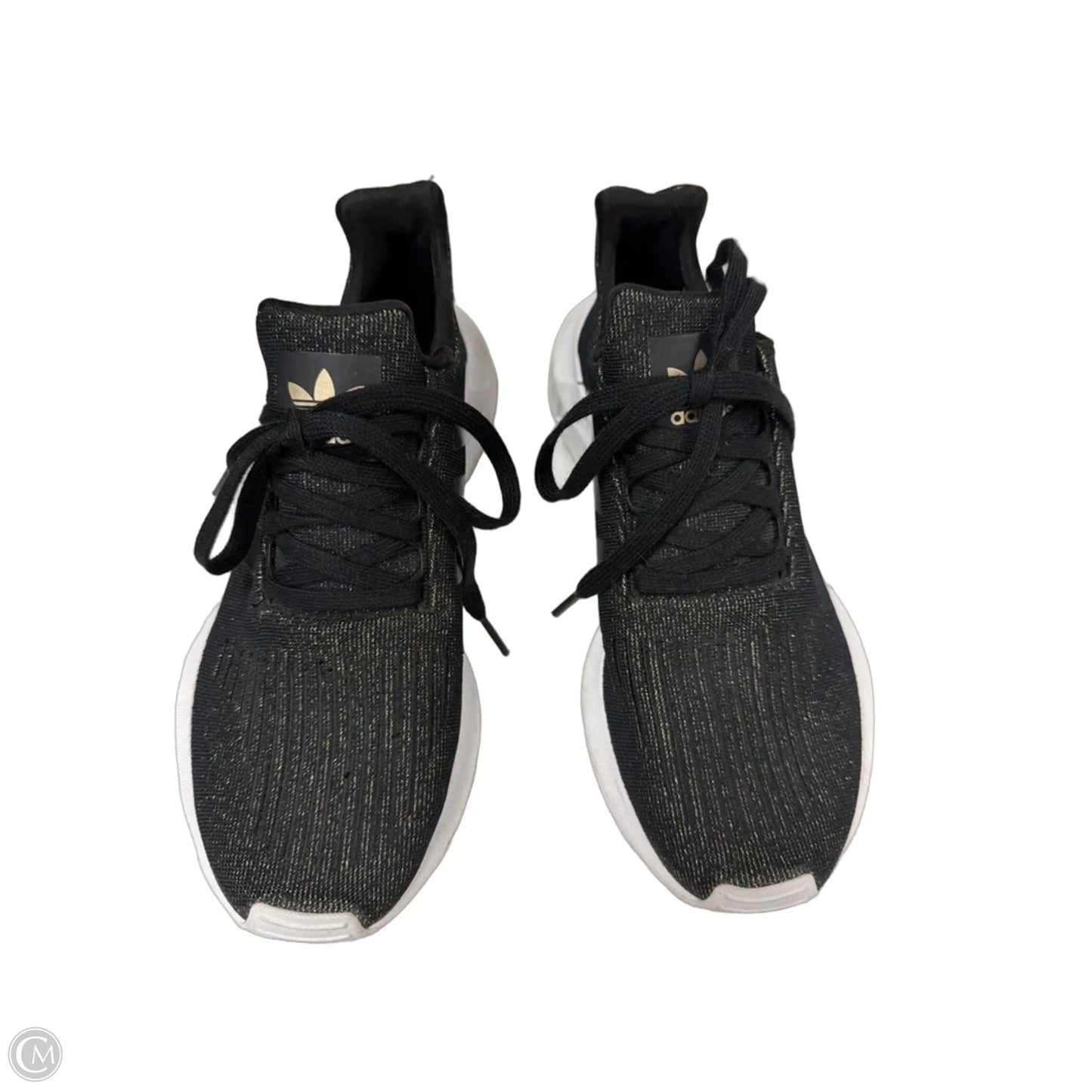 Shoes Athletic By Adidas In Black & Gold, Size: 7