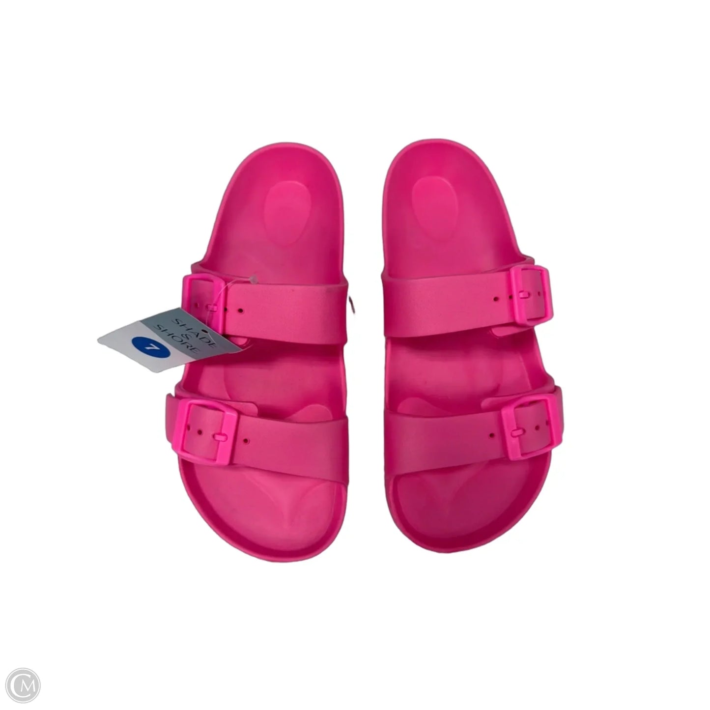 Sandals Flats By Shade & Shore In Pink, Size: 7