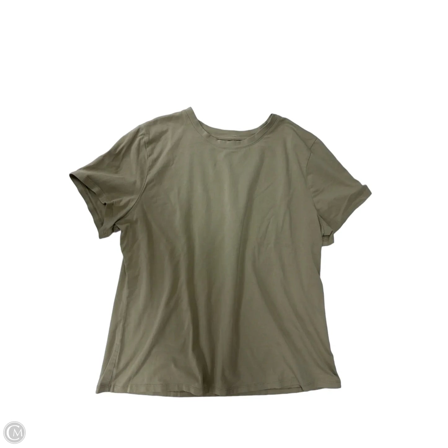 Top Short Sleeve Basic By A New Day In Green, Size: L
