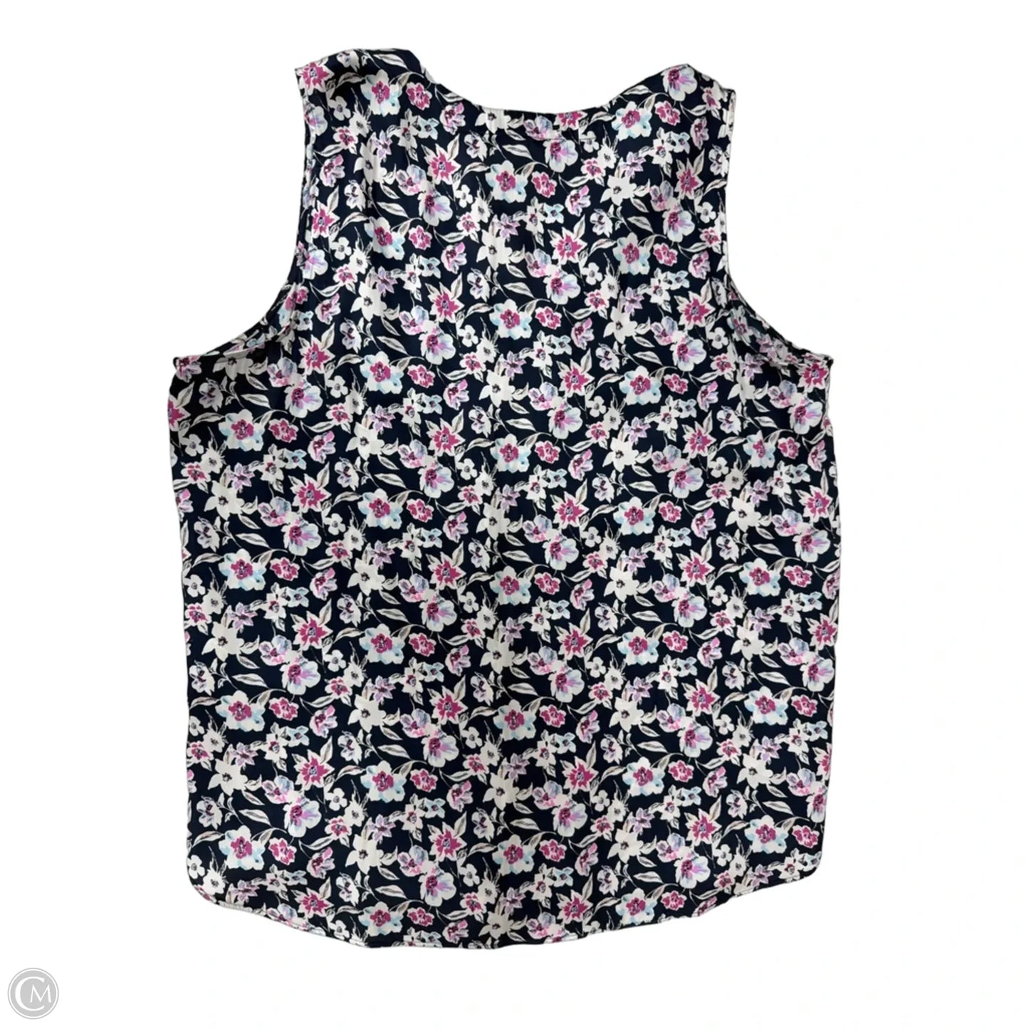 Top Sleeveless By Banana Republic In Floral Print, Size: L