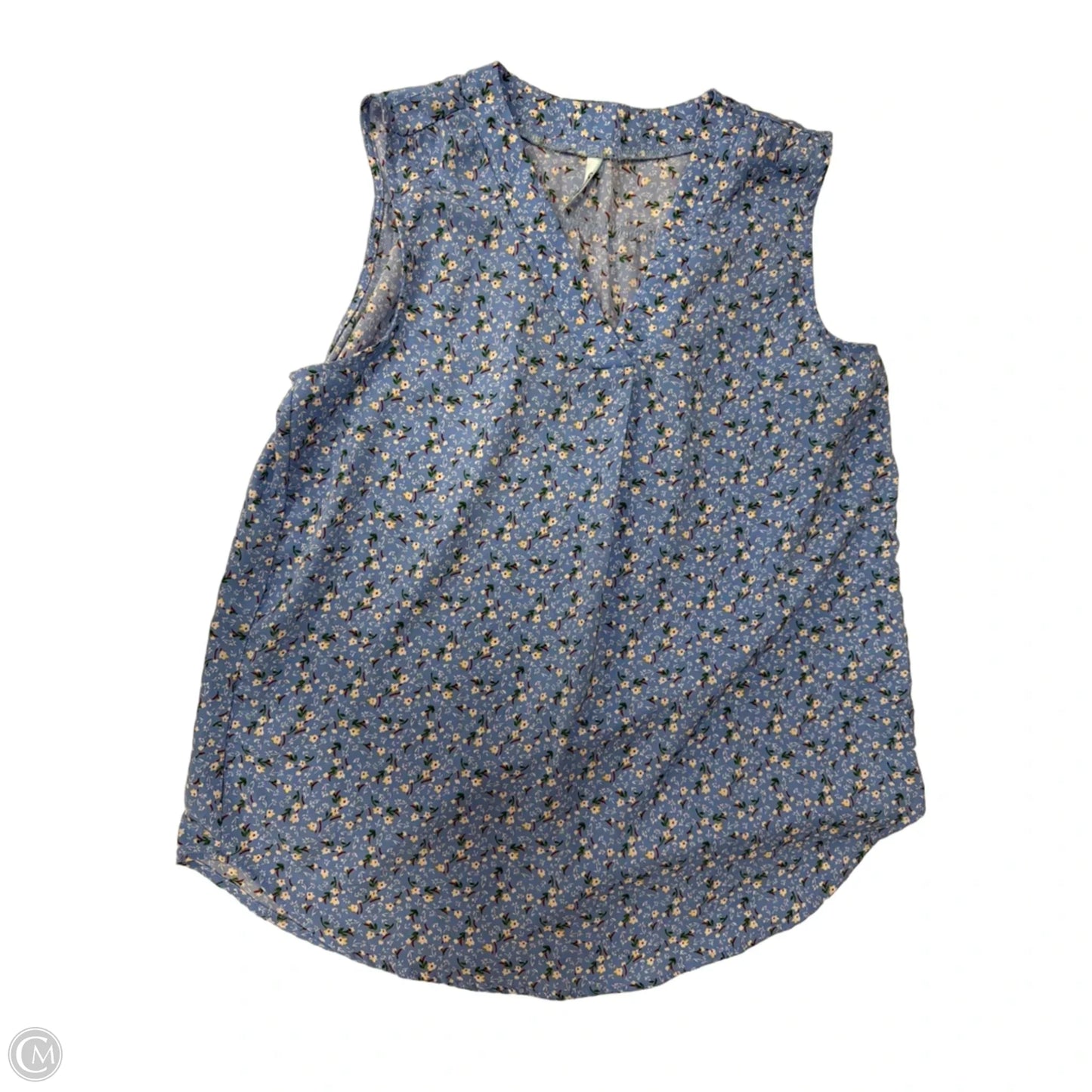 Top Sleeveless By Cme In Floral Print, Size: M