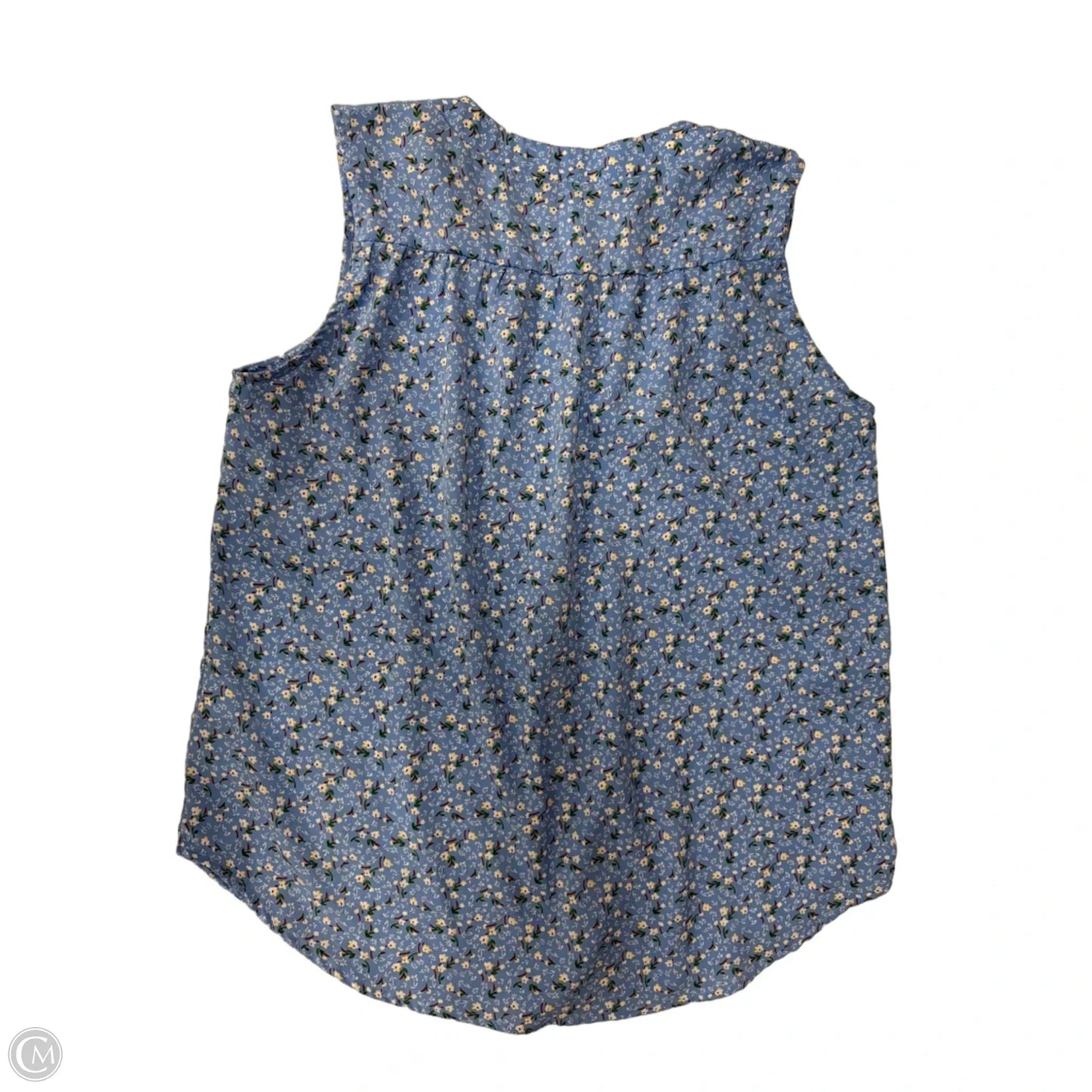 Top Sleeveless By Cme In Floral Print, Size: M