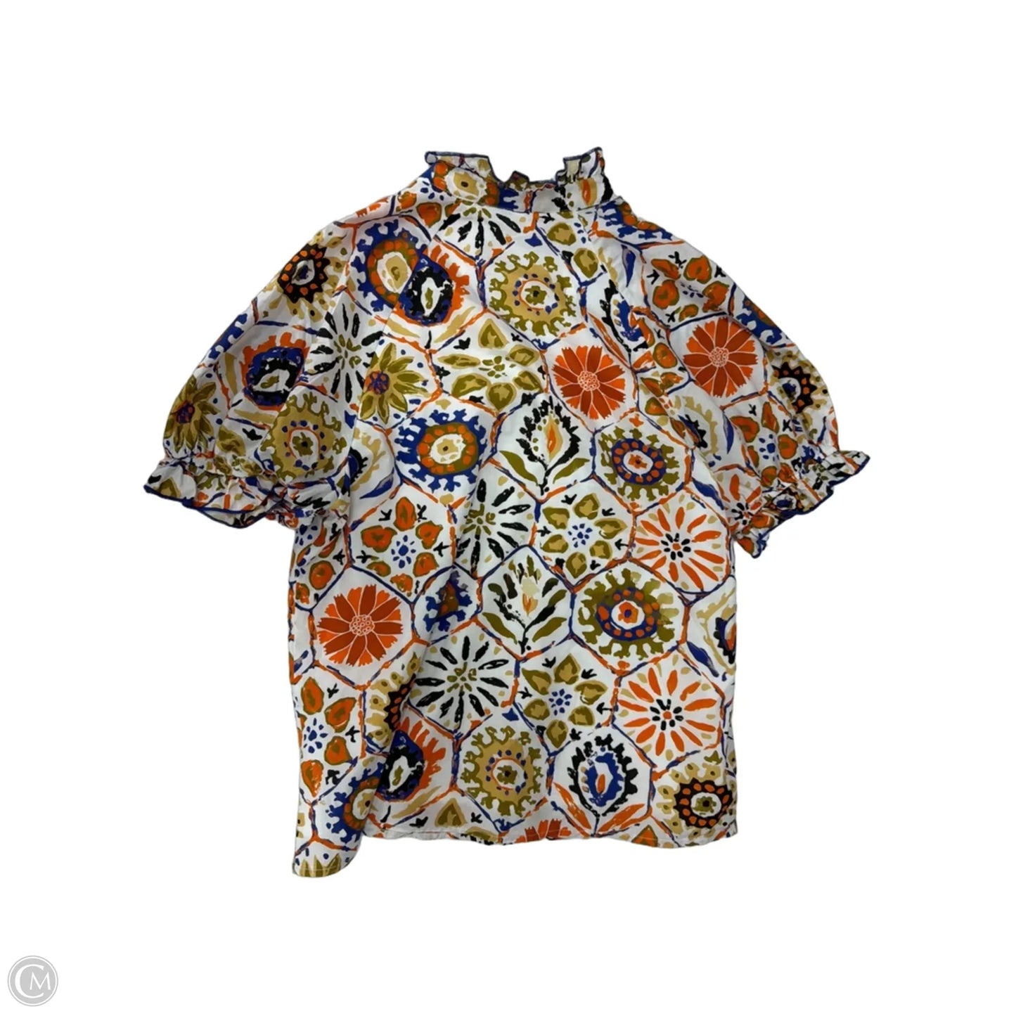 Top Short Sleeve By Grace Karin In Floral Print, Size: L