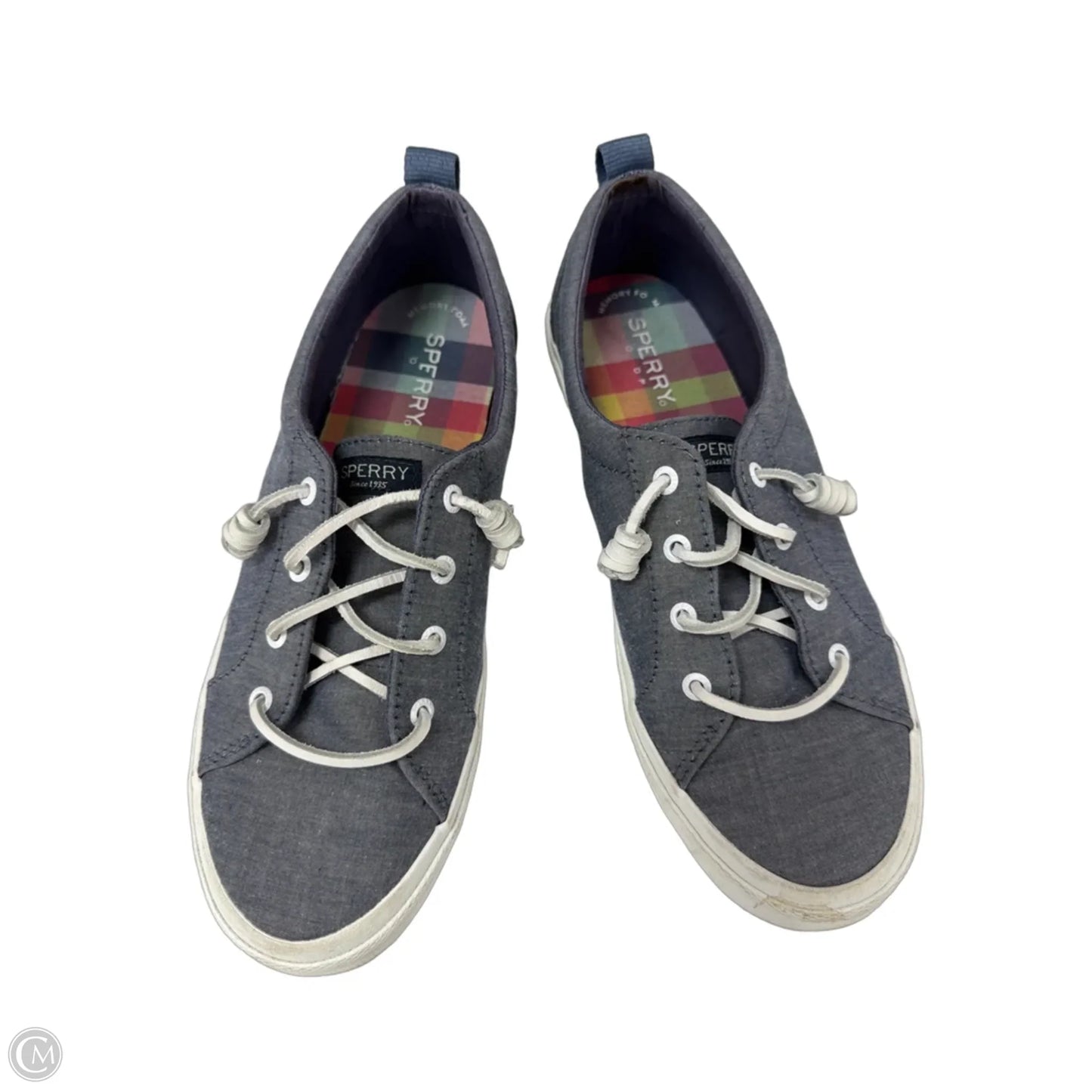 Shoes Sneakers By Sperry In Blue, Size: 9