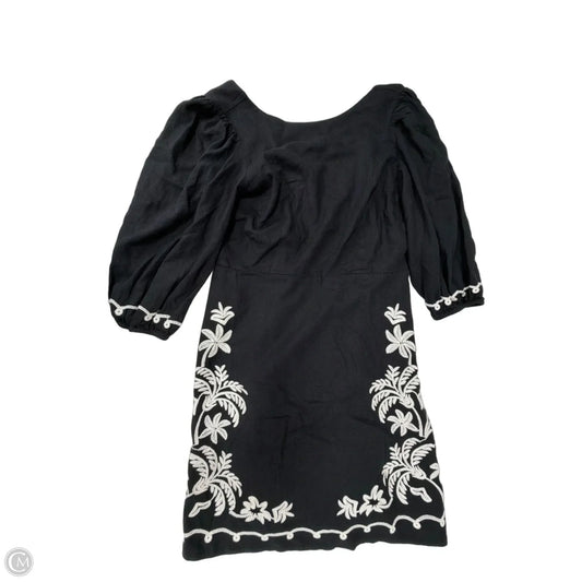 Dress Casual Midi By Ann Taylor In Black & White, Size: S
