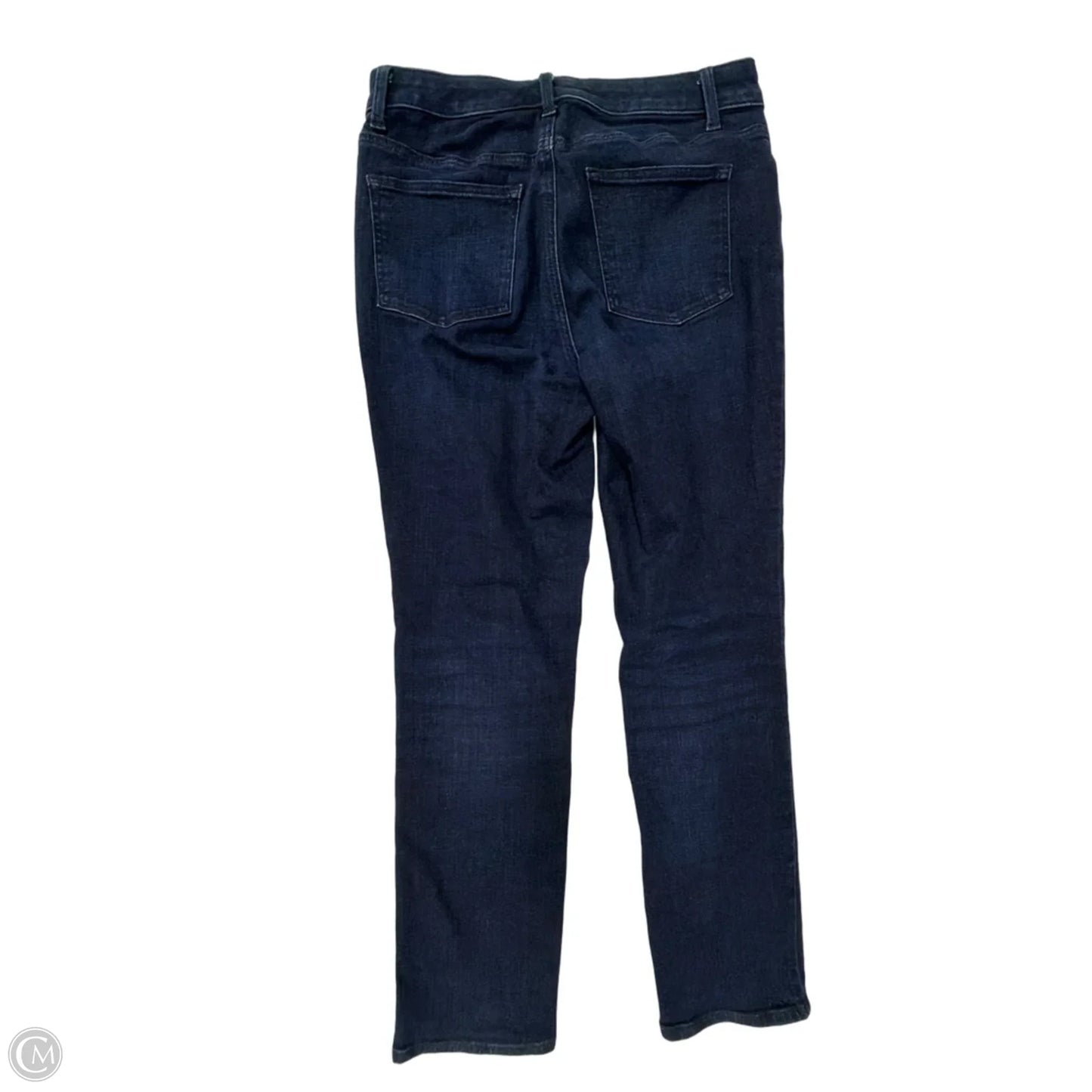 Jeans Straight By Talbots In Blue Denim, Size: 8p
