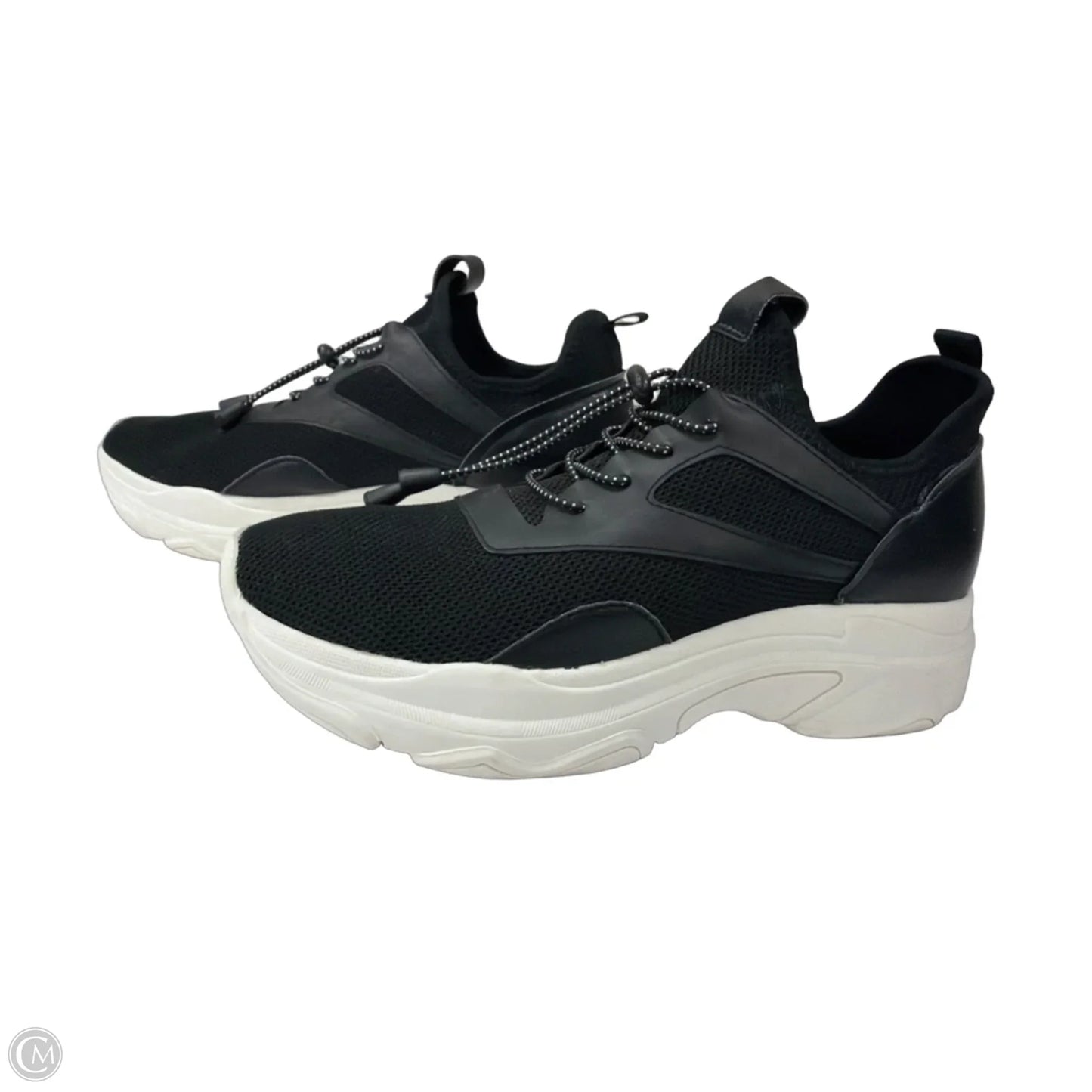 Shoes Athletic By Simply Vera In Black & White, Size: 10