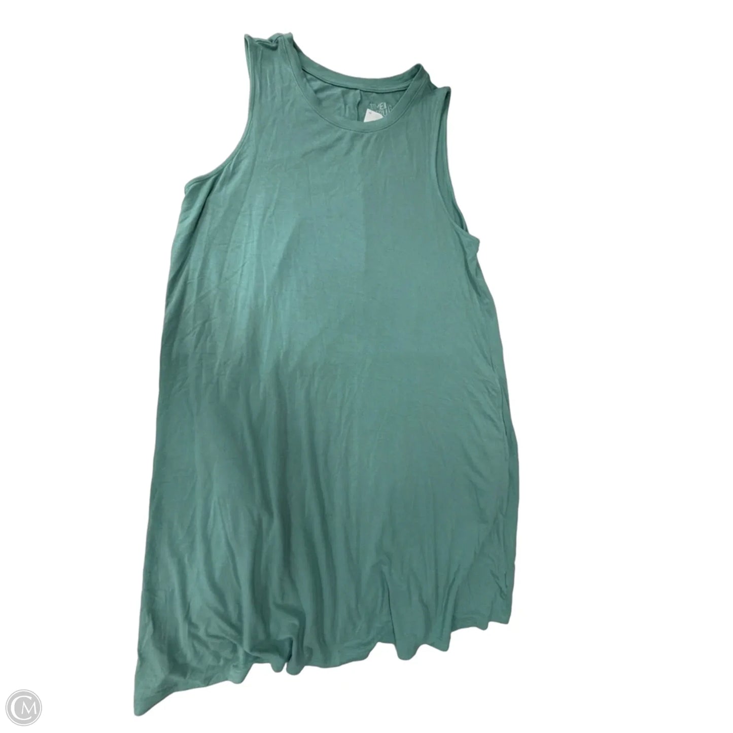 Dress Casual Midi By Time And Tru In Green, Size: Xl
