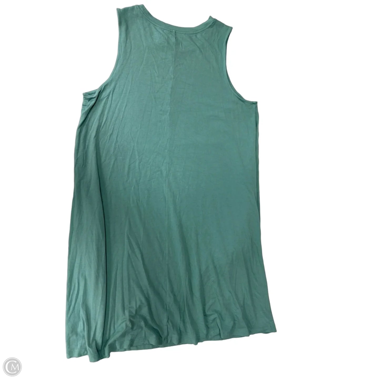 Dress Casual Midi By Time And Tru In Green, Size: Xl