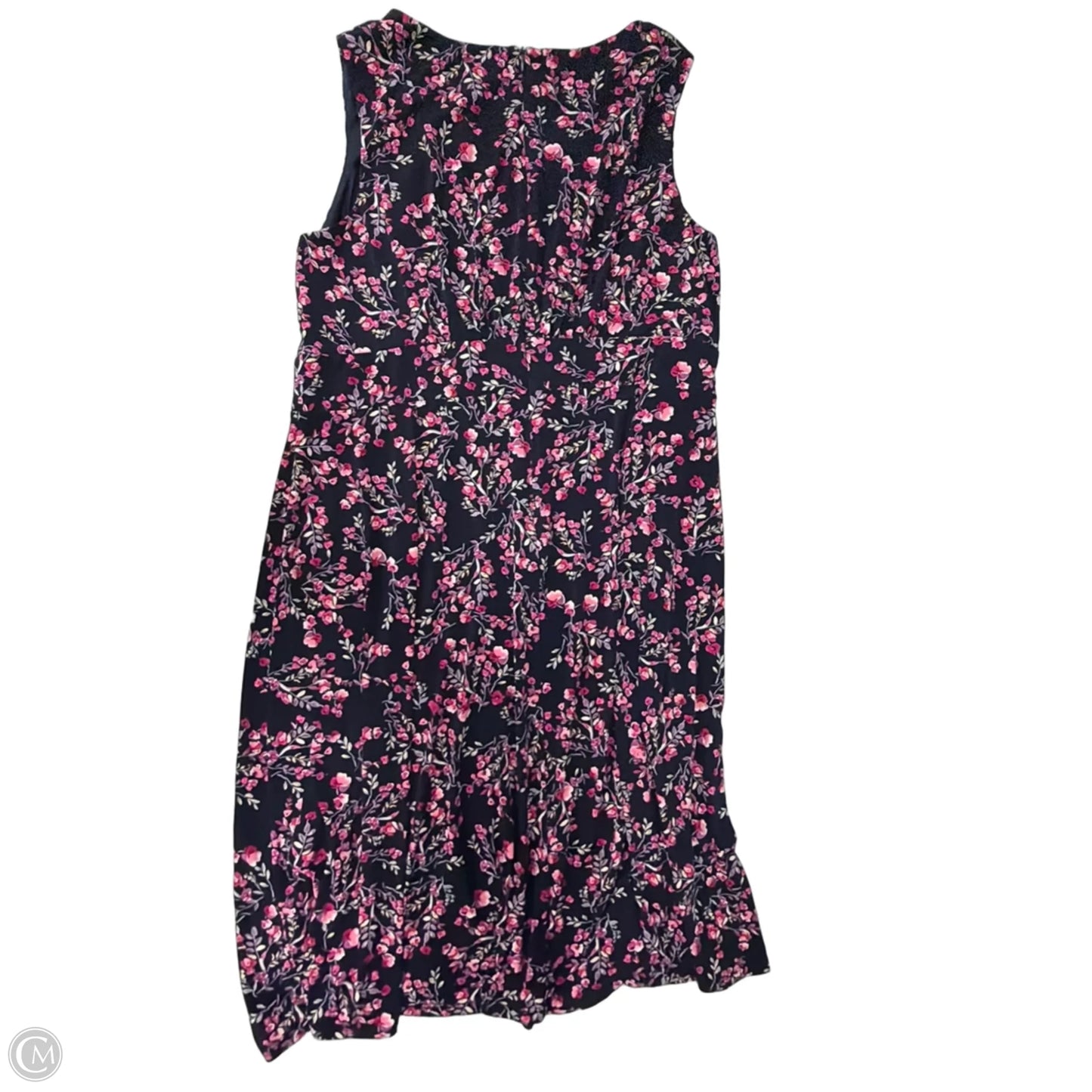 Dress Casual Midi By Maggy London In Floral Print, Size: 1x