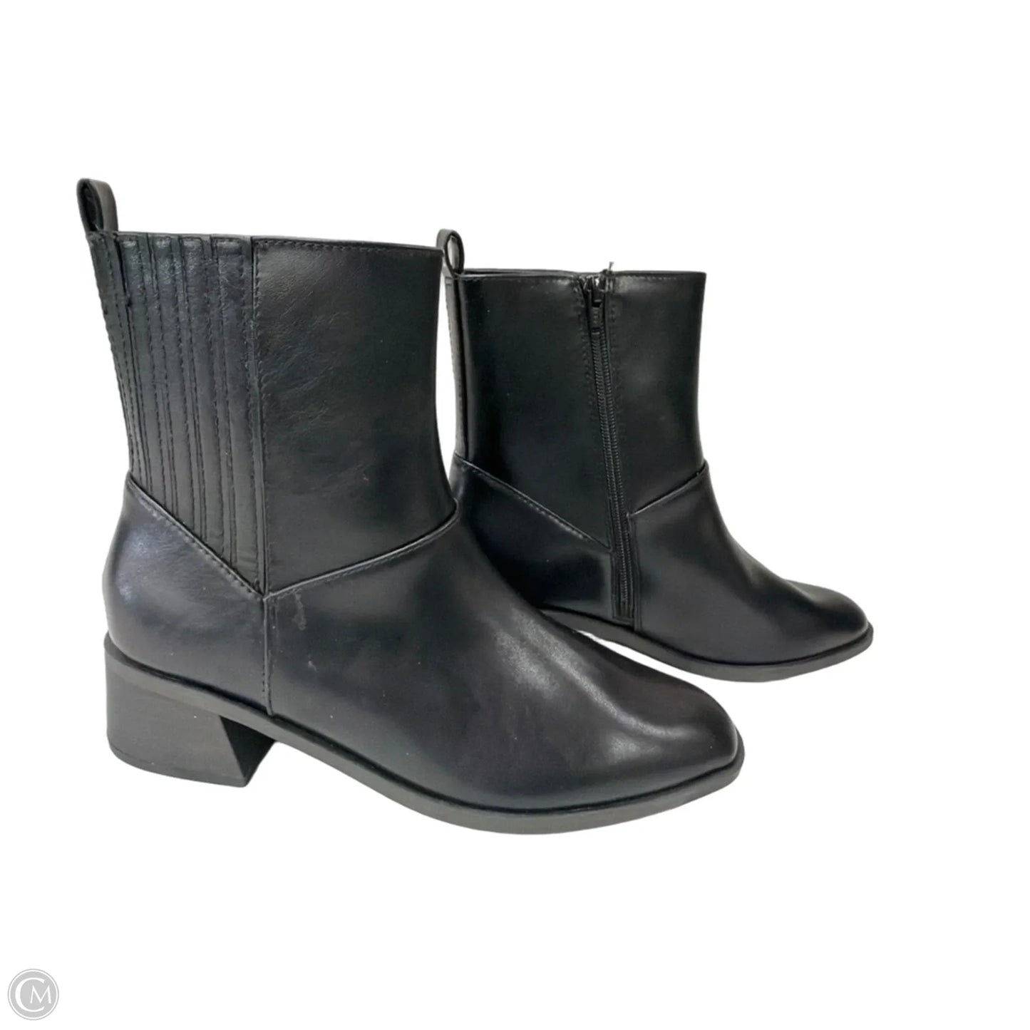 Boots Ankle Heels By Universal Thread In Black, Size: 9.5