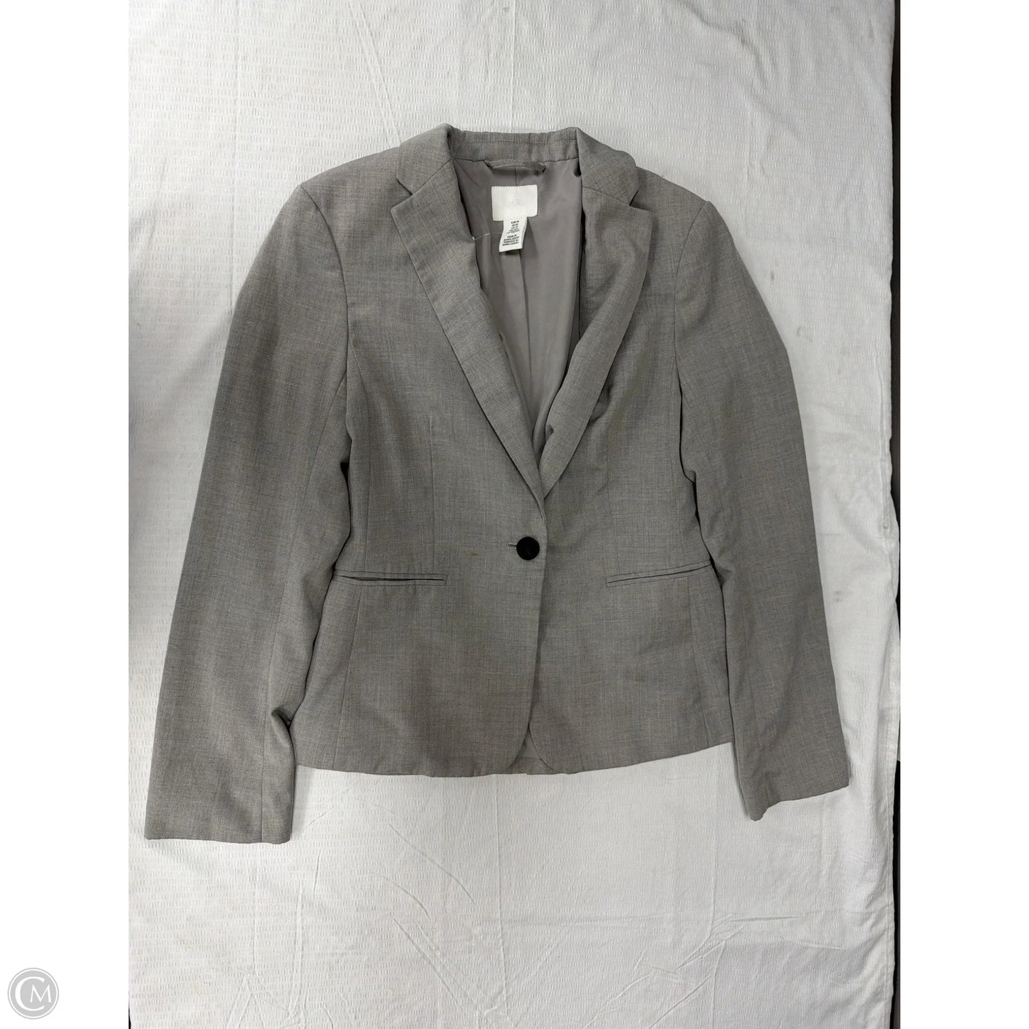 Blazer By H&m In Grey, Size: Xs