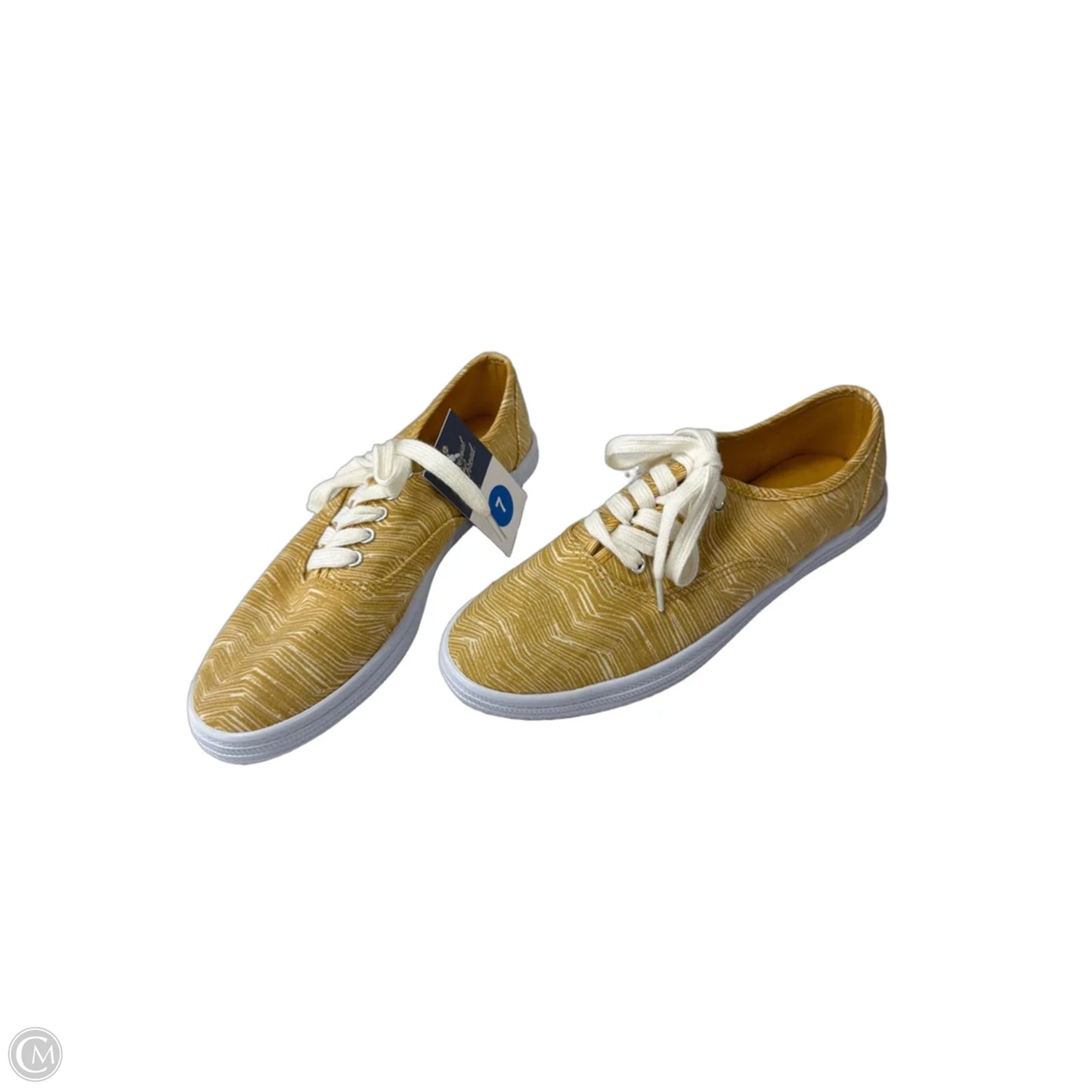Shoes Sneakers By Universal Thread In Yellow, Size: 7