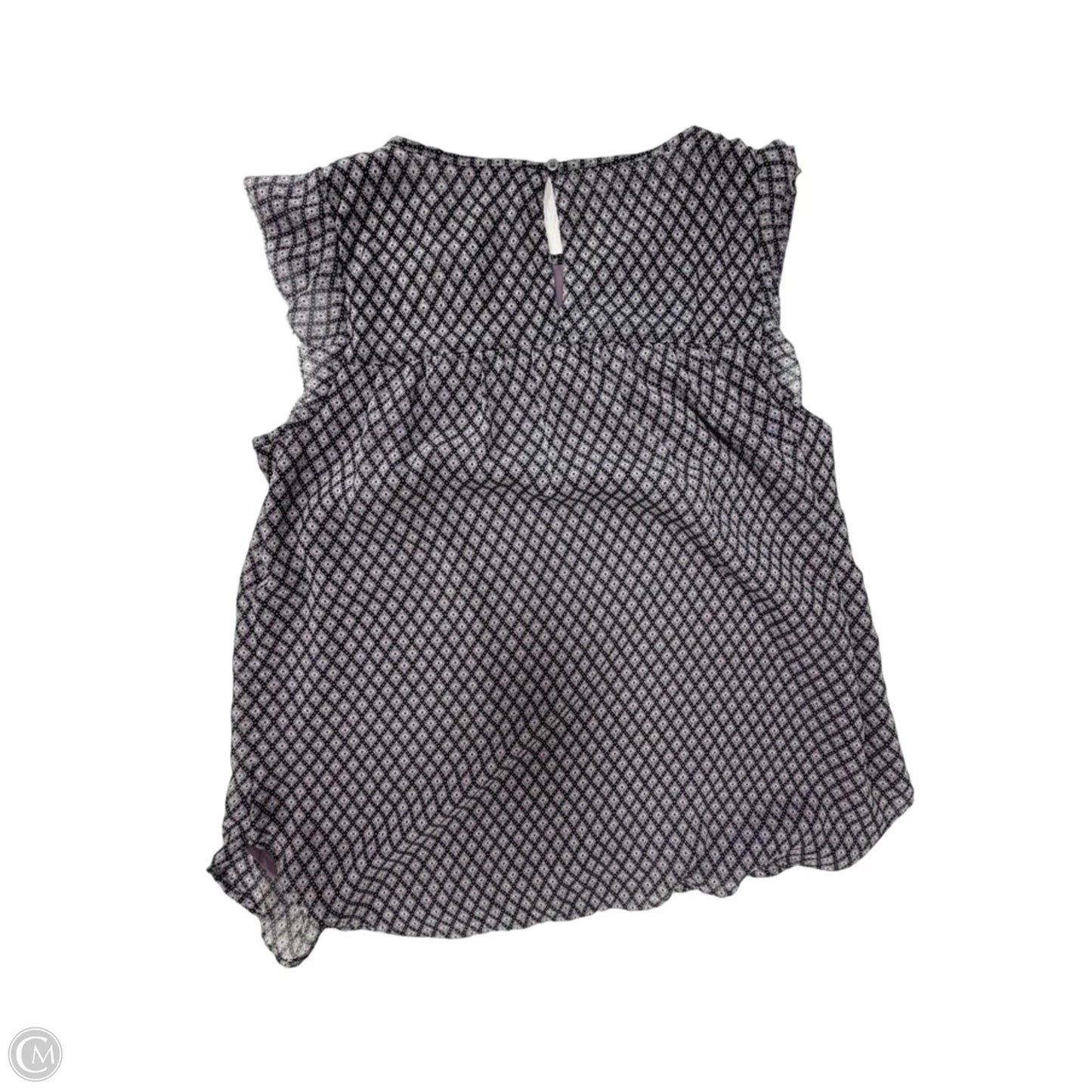 Top Sleeveless By Loft In Purple, Size: M