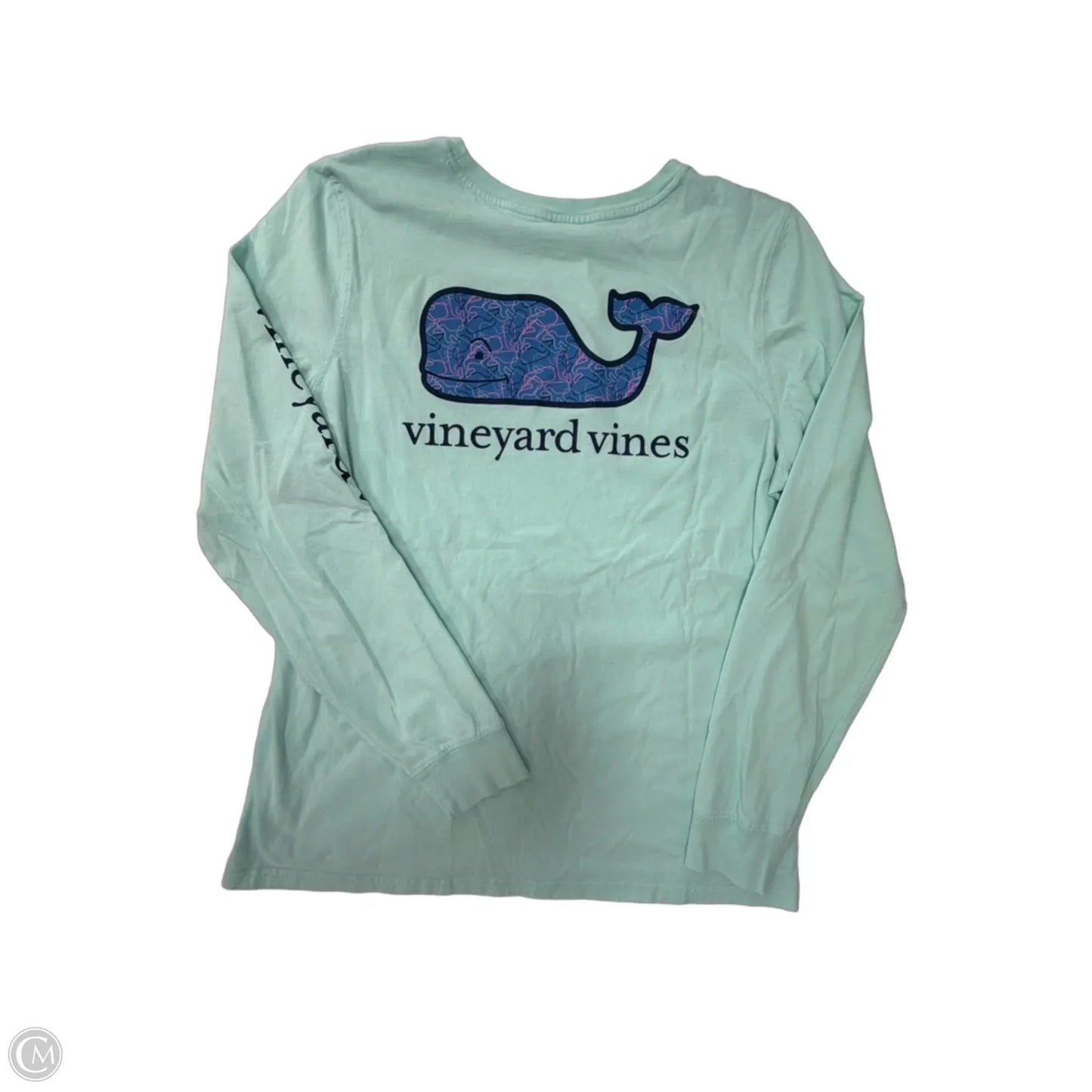 Top Long Sleeve By Vineyard Vines In Green, Size: L