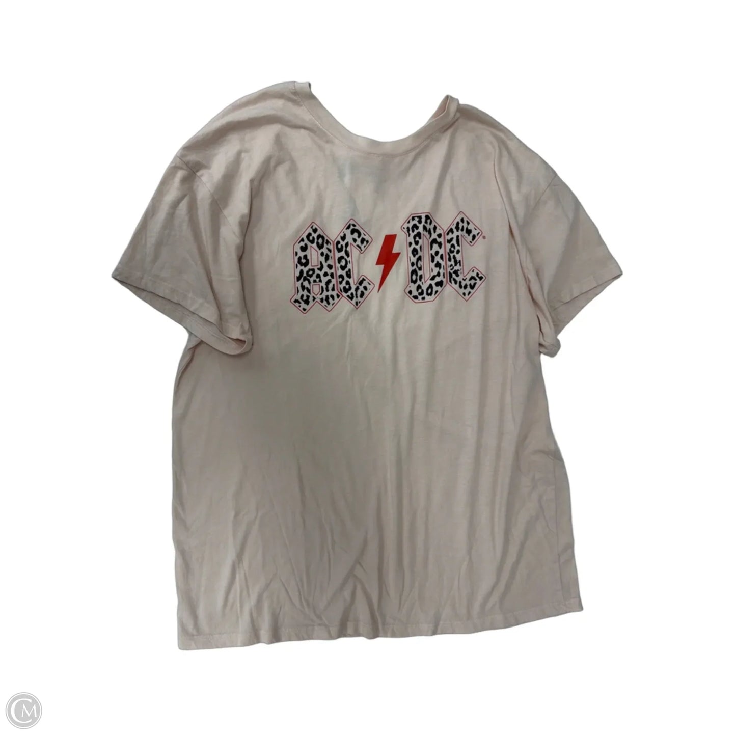 Top Short Sleeve By Clothes Mentor In Pink, Size: Xl