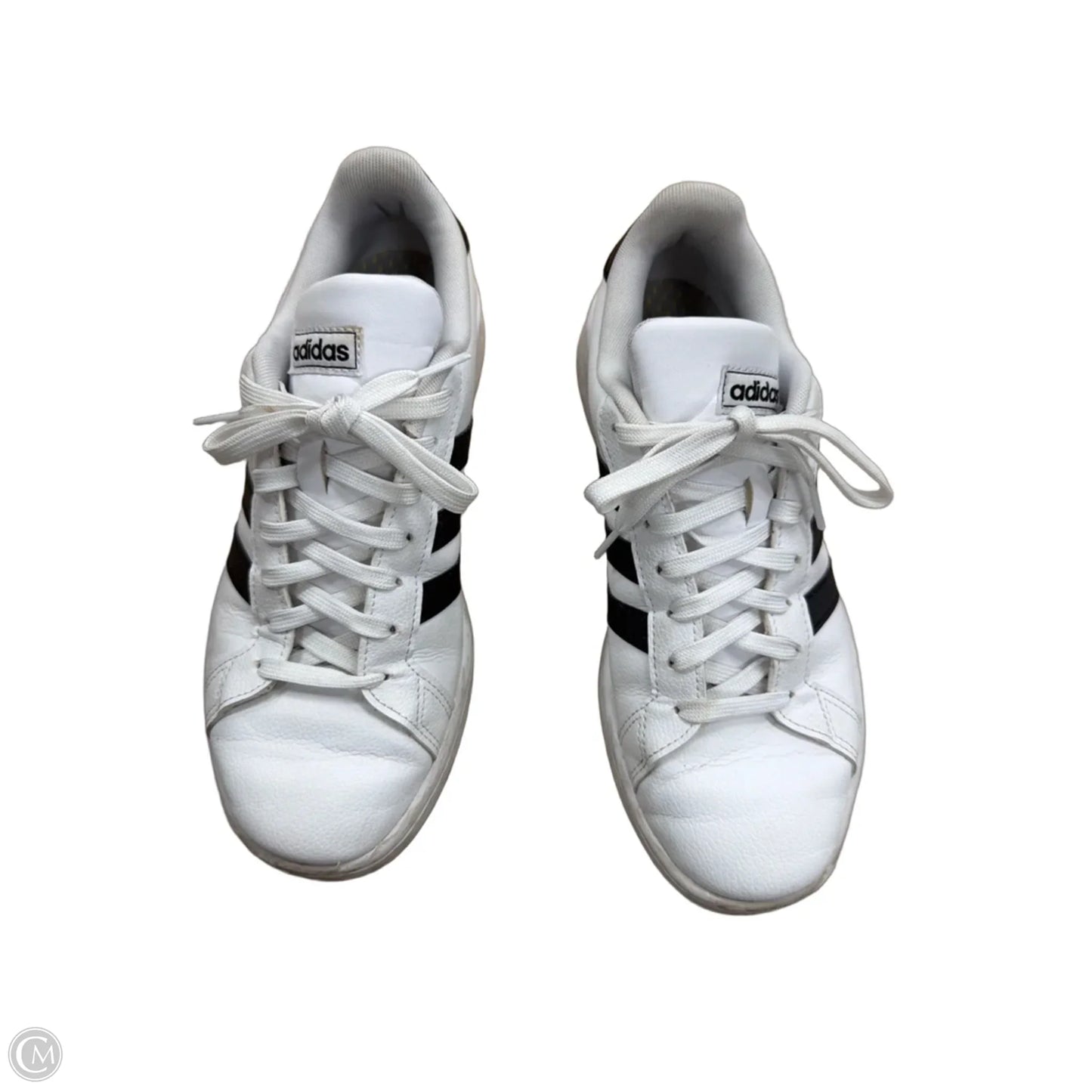 Shoes Sneakers By Adidas In Black & White, Size: 9