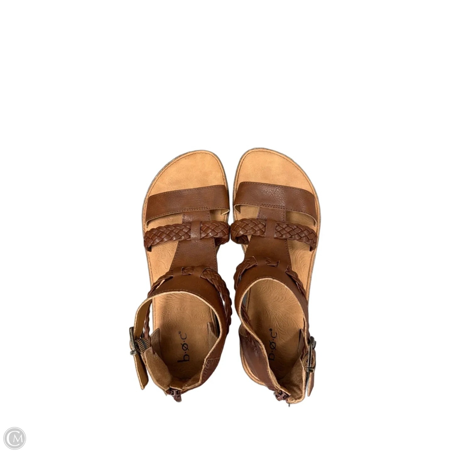 Sandals Flats By Boc In Brown, Size: 10