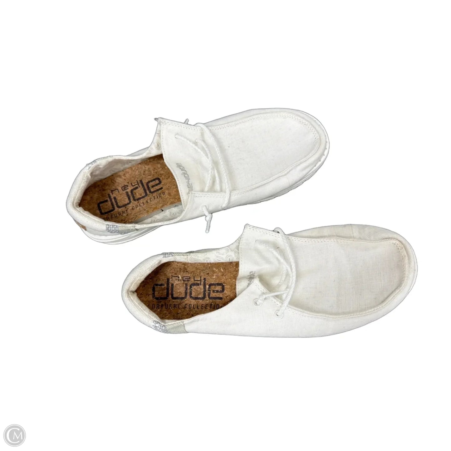 Shoes Flats By Hey Dude In White, Size: 10
