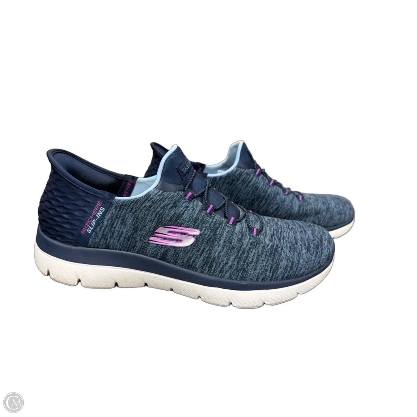 Shoes Athletic By Skechers In Blue, Size: 10