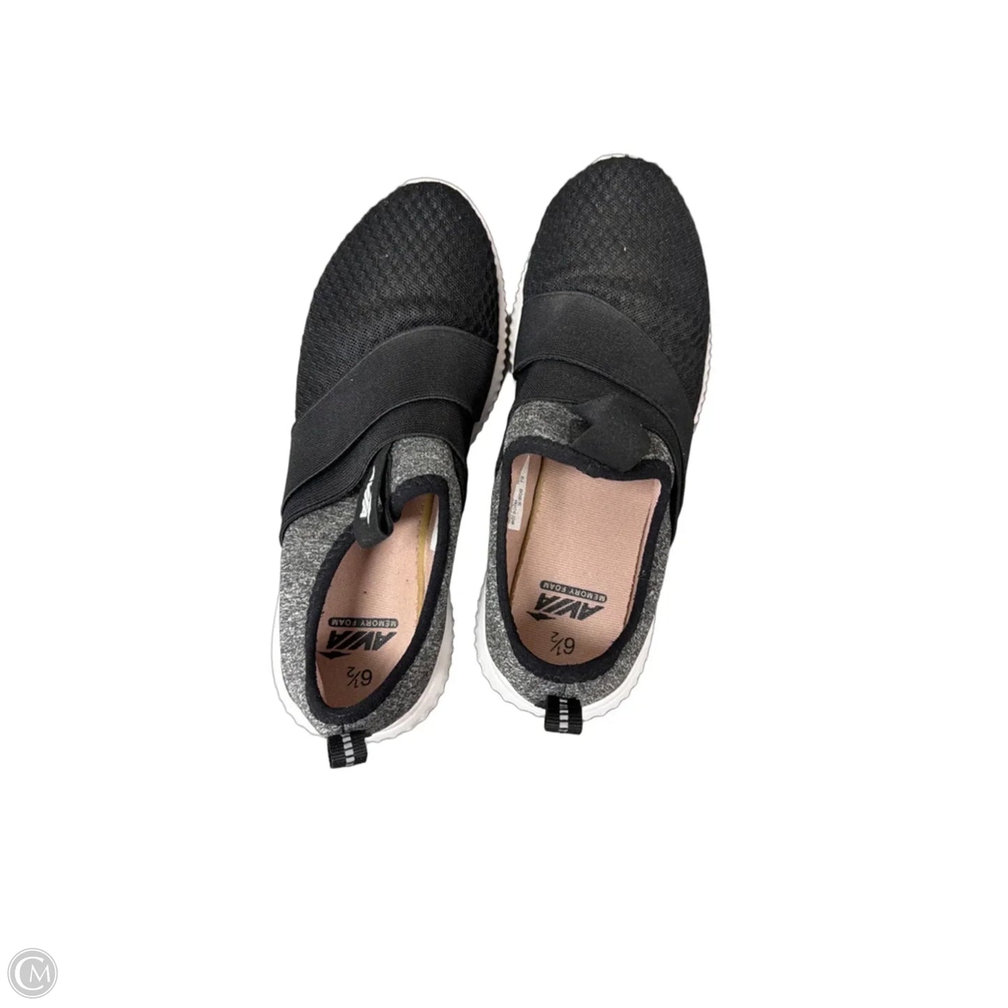 Shoes Athletic By Avia In Black & Grey, Size: 6.5