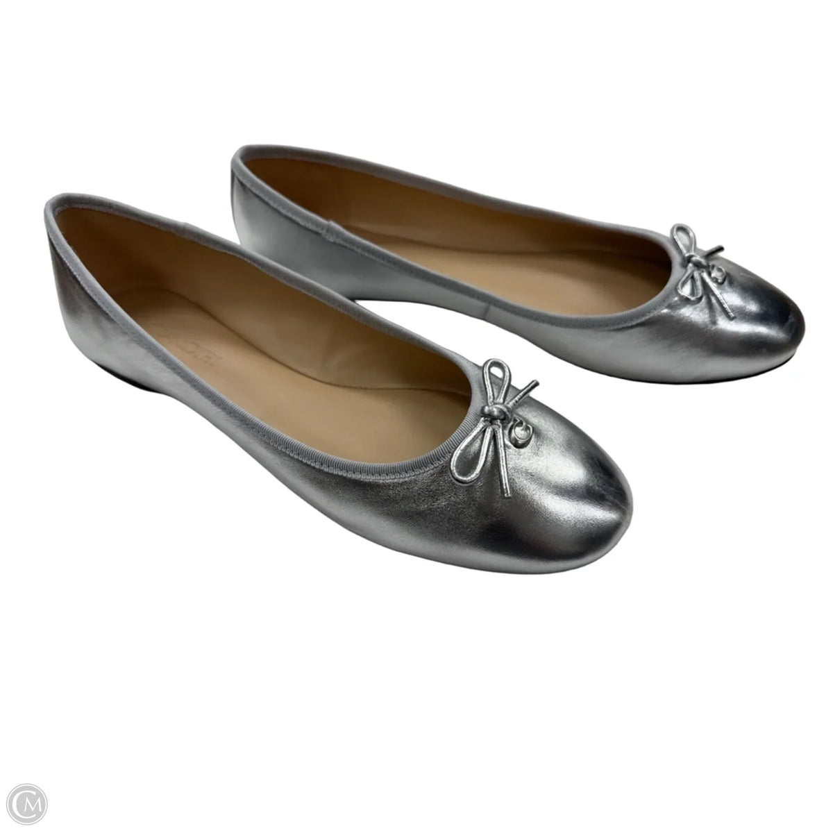 Shoes Designer By Coach In Silver, Size: 8.5