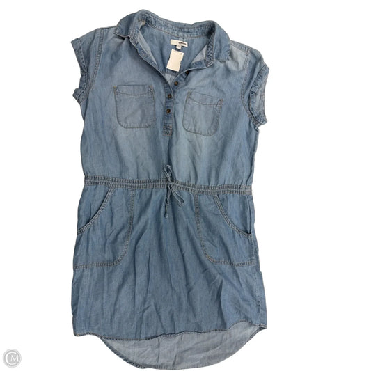 Dress Casual Midi By Sonoma In Blue Denim, Size: M