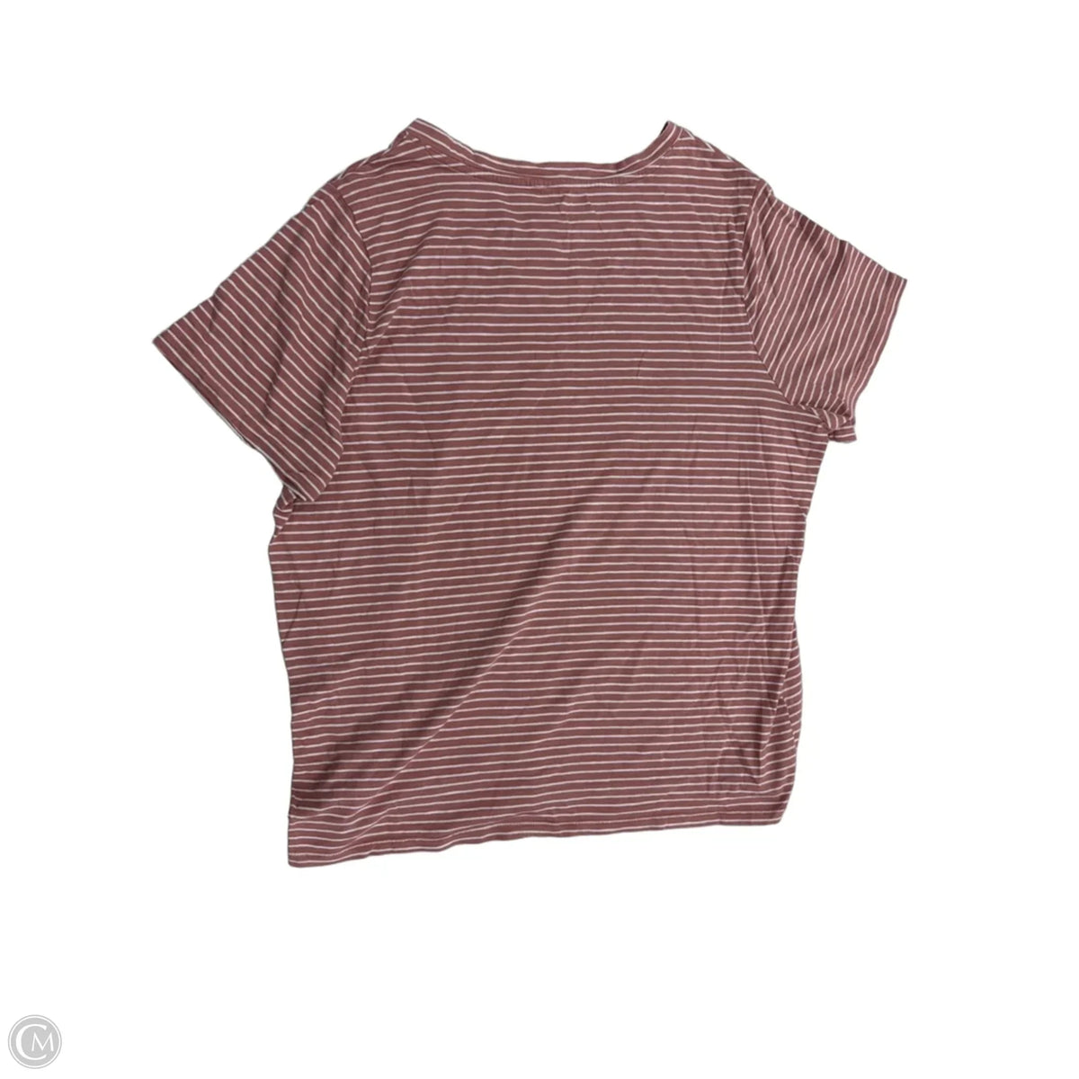 Top Short Sleeve Basic By Sonoma In Striped Pattern, Size: Xl