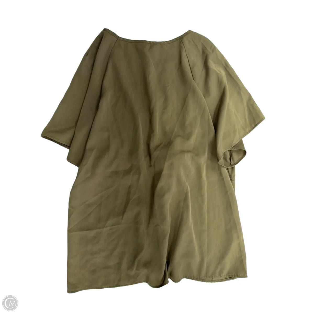 Top Short Sleeve By Bloomchic In Green, Size: 2x
